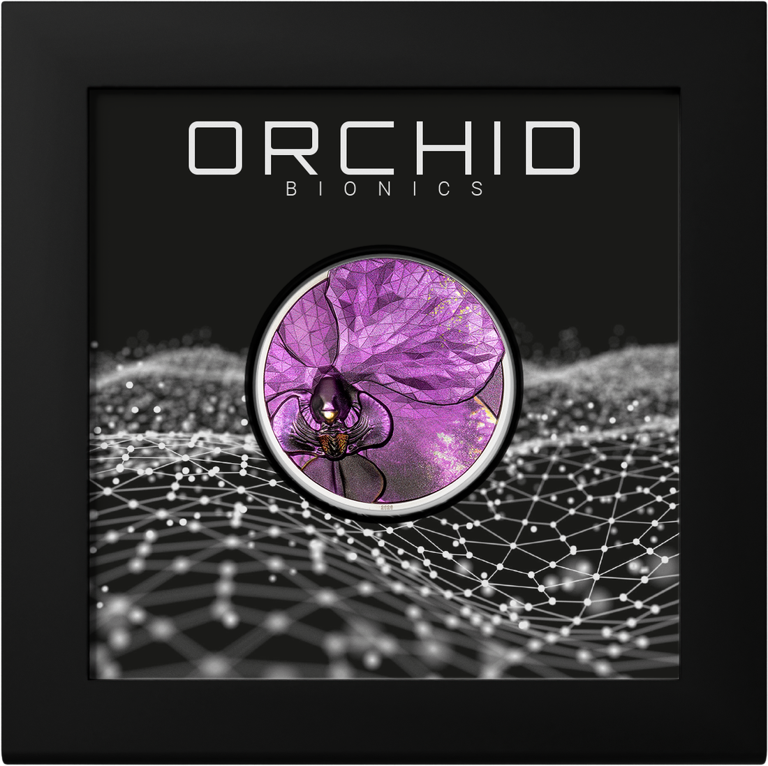 Moneda de Plata 1 oz Bionics – Orquídea Islas Cook 2026