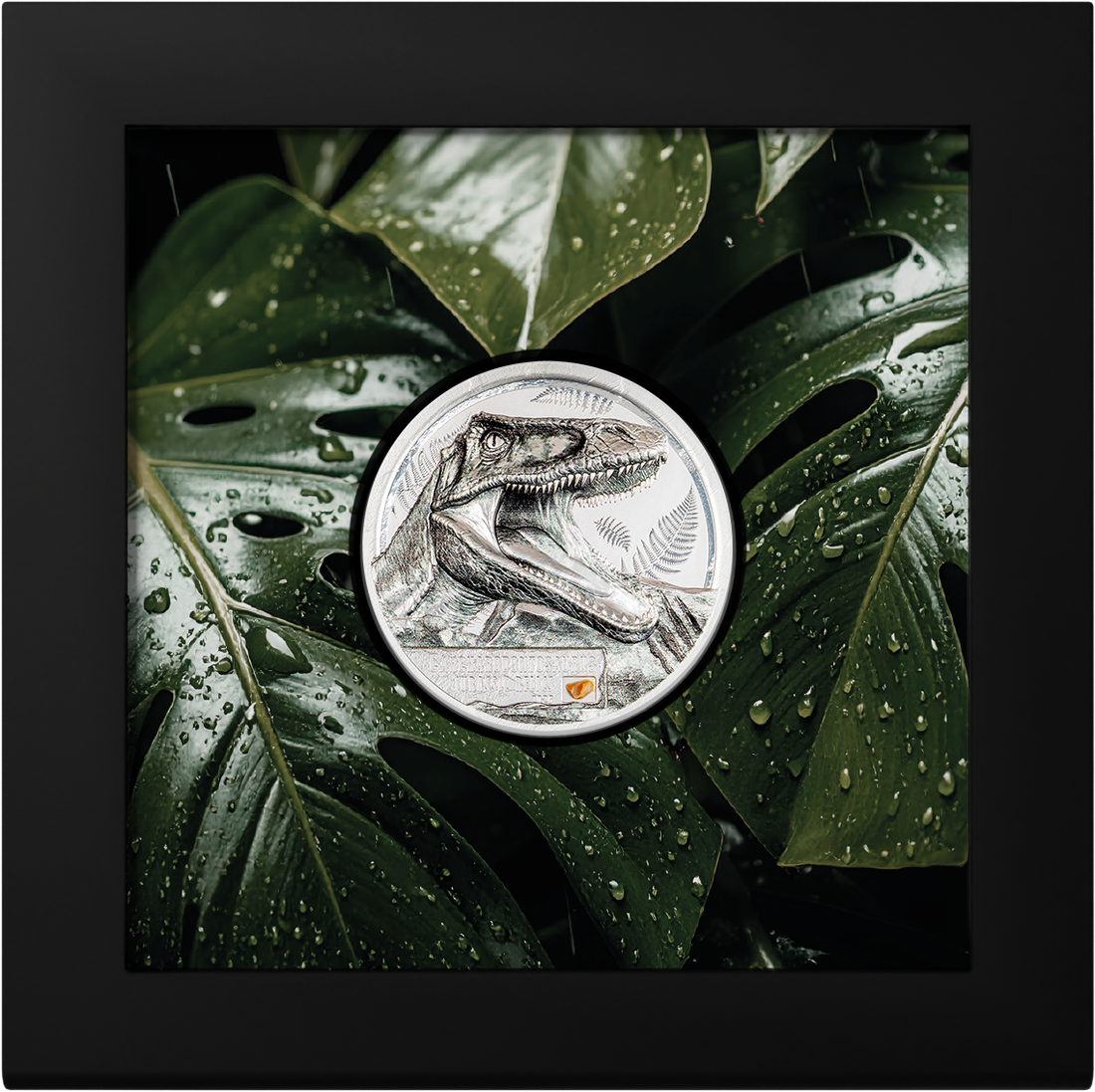 Moneda de Plata 1 oz Reliquias Jurásicas – Carcharodontosaurus Islas Cook 2026