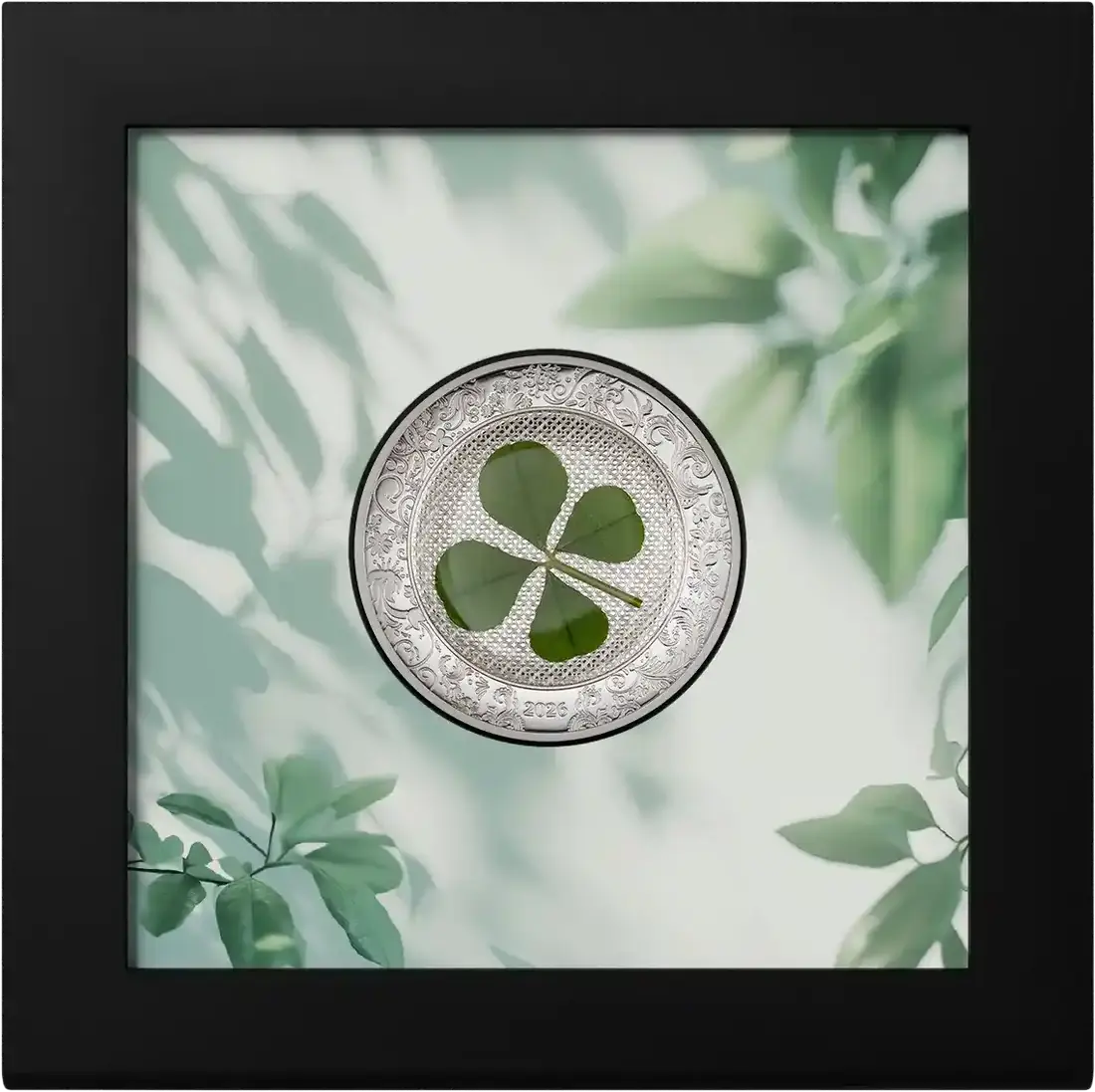 Moneda de Plata 1 oz Ounce of Luck — Trébol de Cuatro Hojas Islas Cook 2026