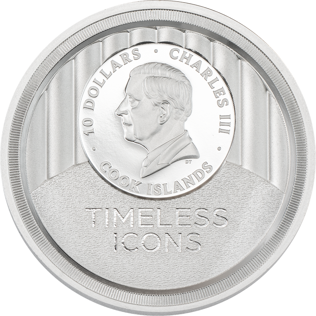 Moneda de Plata 2 oz Estatua de la Libertad — Iconos Atemporales Islas Cook 2026