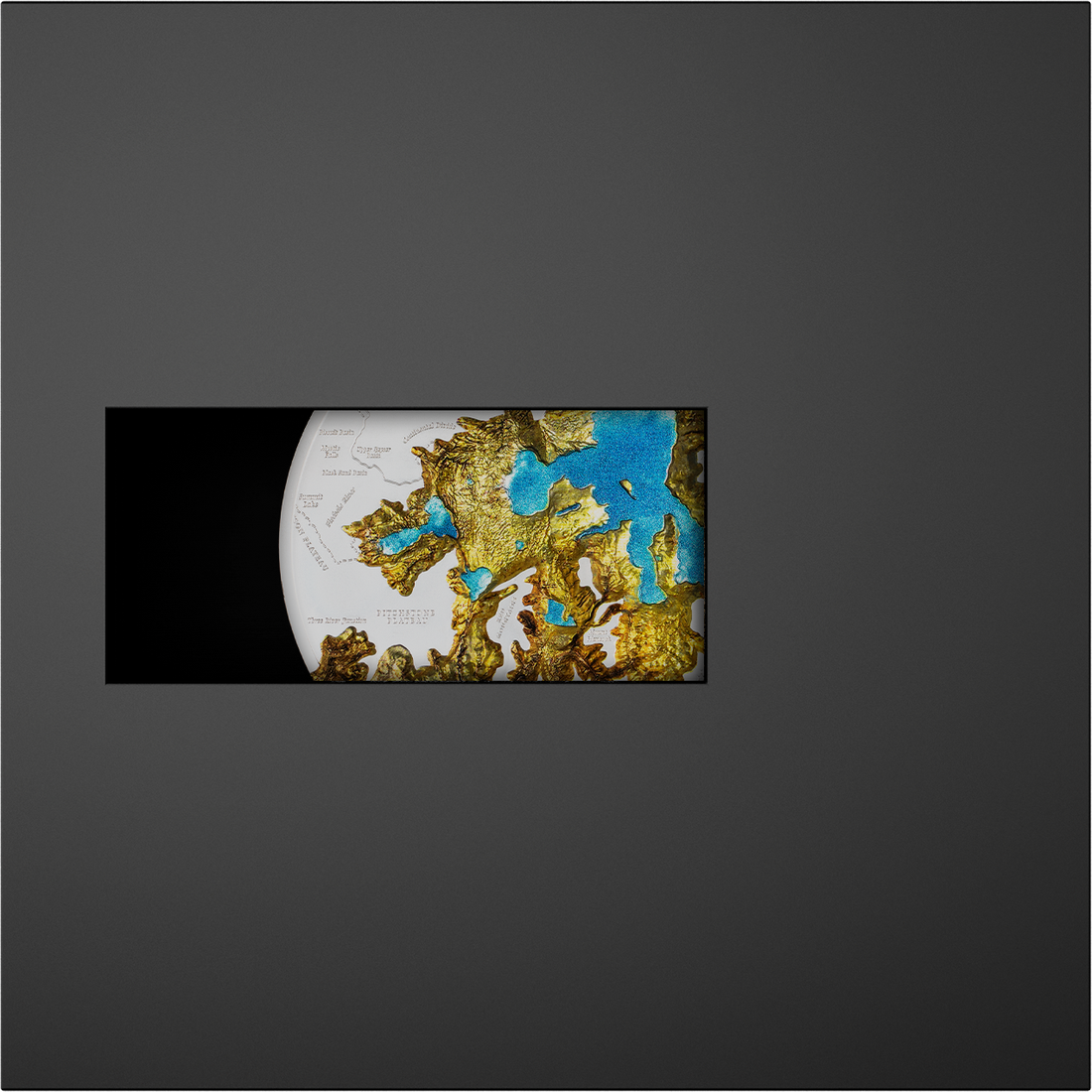 Moneda de Plata 1 kg Yellowstone — Topografía Edición Kilo Islas Cook 2026