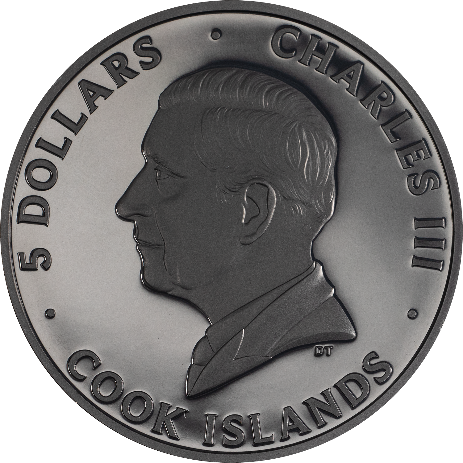 Moneda de Plata 1 oz La Ola – Negro Obsidiana Islas Cook 2026