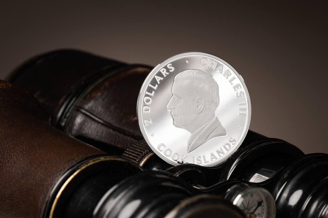 Moneda de Plata 1/2 oz Mount Rushmore — Hitos del Mundo Islas Cook 2026